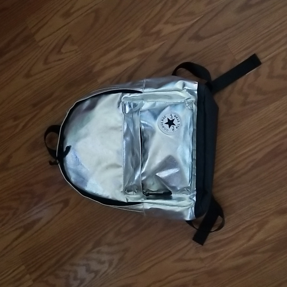 Converse silver‎ backpack